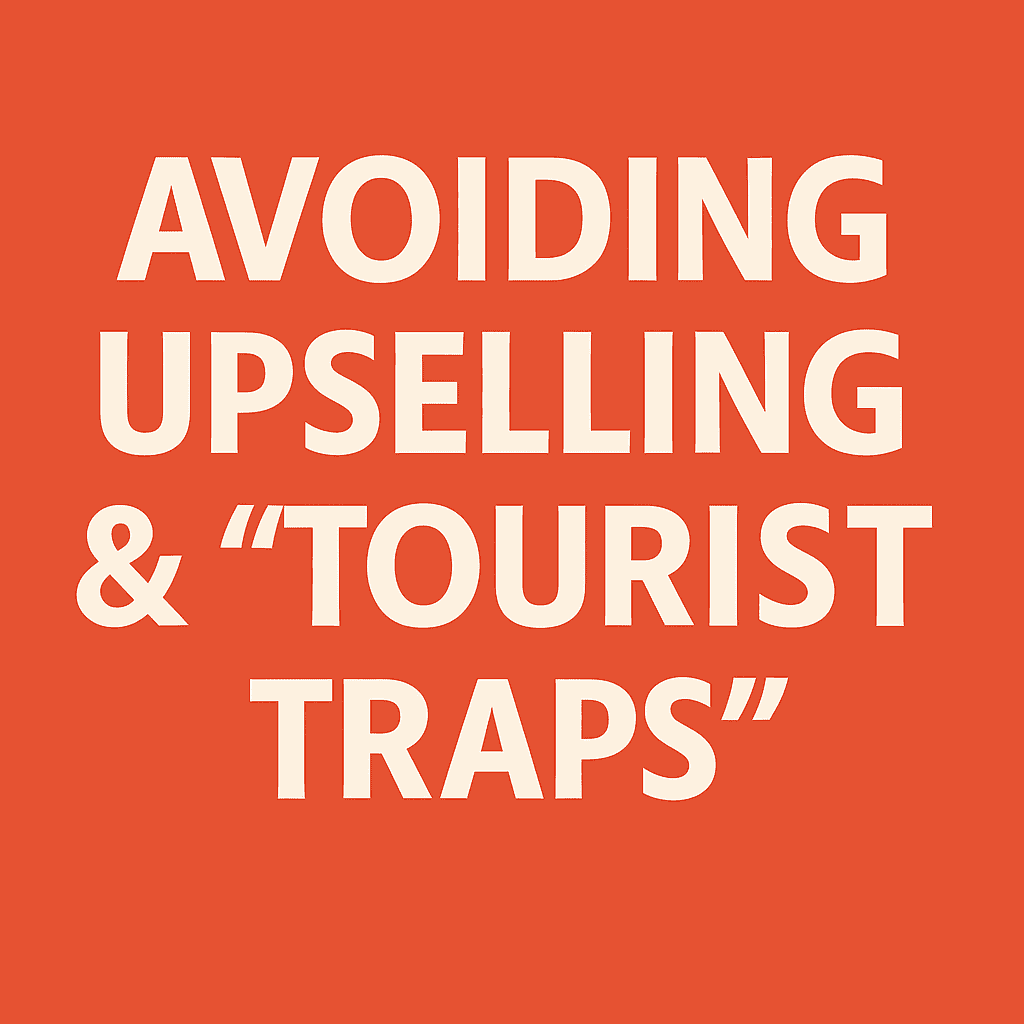 Avoiding upselling and tourist traps for Koper shore excursions