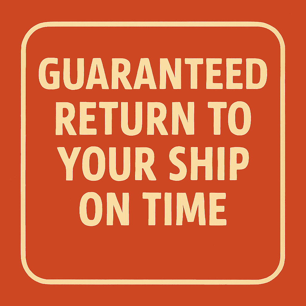 Guaranteed return to your ship on time for Koper shore excursions